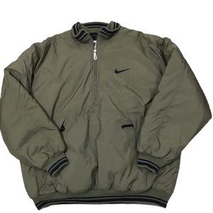 Nike 1/2 Zip Big Swoosh Insulated Vintage Coat